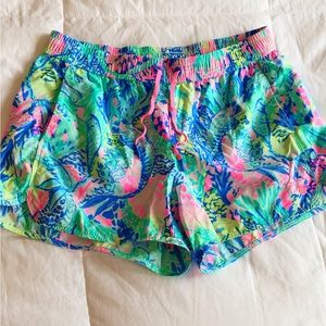 Mermaid in the shade luxletic shorts